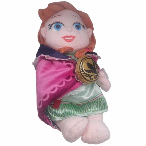 Disney Babies "Anna" Frozen Plush Stuffed Doll Toy with Blanket 12" - Picture 3 of 4